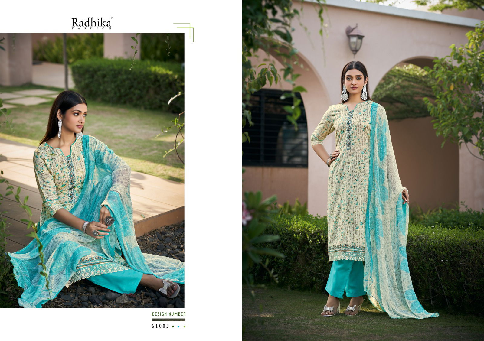 Azara Naira By Radhika Printed Cotton Dress Material
